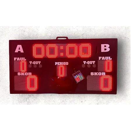 3x3 basketbol skorbordu
